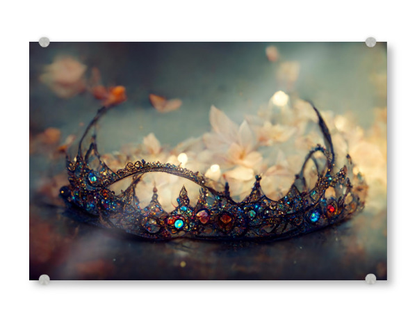 Acrylglasbild "Tiara mit Fantasie" artboxONE - Abstrakt,Fashion,Fiktion