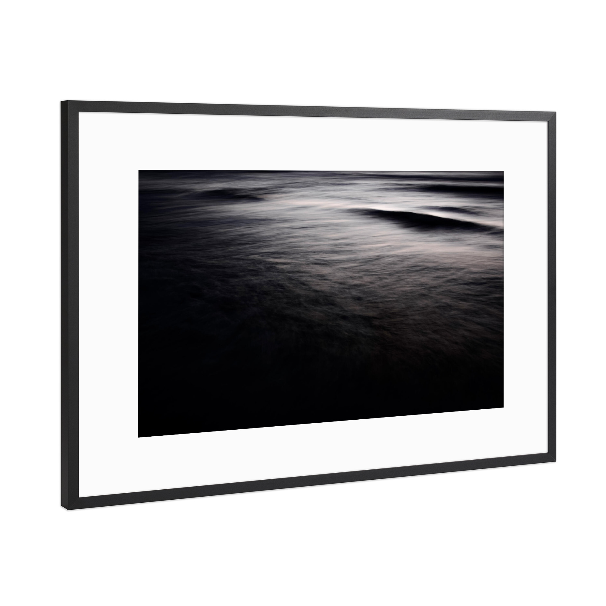 Poster mit Rahmen Schwarz (Metallic) "Nach Sonnenuntergang" artboxONE - Natur,Abstrakt,Reise / Strand und Meer