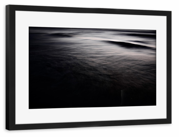 Poster mit Rahmen schwarz "Nach Sonnenuntergang" artboxONE - Natur,Abstrakt,Reise / Strand und Meer