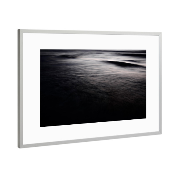 Poster mit Rahmen Silber "Nach Sonnenuntergang" artboxONE - Natur,Abstrakt,Reise / Strand und Meer