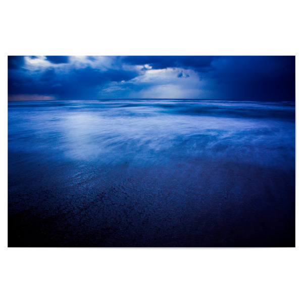 Poster 30x20 cm "Wintersturm über dem Strand" artboxONE - Natur,Reise,Reise / Strand und Meer