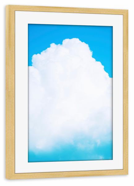 Poster mit Rahmen kiefer "Den Wolken so nah" artboxONE - Natur