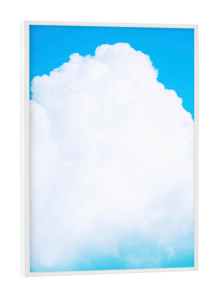 Poster mit weißem Rahmen "Den Wolken so nah" artboxONE - Natur