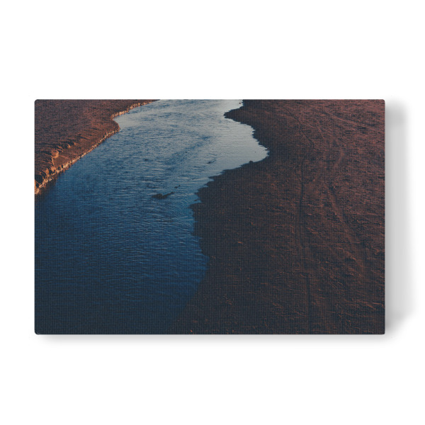 Leinwandbild "Brauner Fluss" artboxONE - Natur,Reise / Strand und Meer