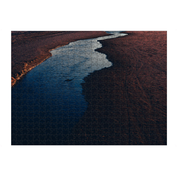 Puzzle Ravensburger "Brauner Fluss" artboxONE - Natur,Reise / Strand und Meer