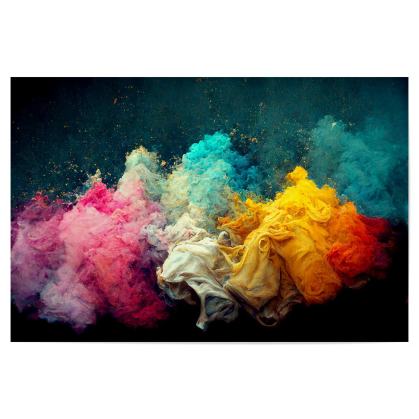 Poster "Pigmentfarben" artboxONE - Abstrakt,Fiktion