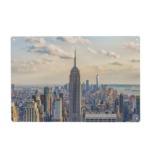 Holzbild "Empire-States-Gebäude" artboxONE - Städte,Städte / New York,Reise,Architektur,Reise / Länder