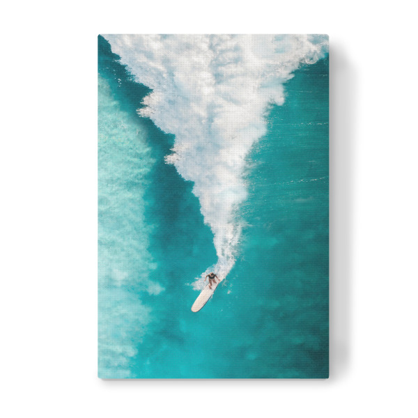 Leinwandbild "Surfen Sie nach unten" artboxONE - Natur,Für Kinder,Reise / Strand und Meer,Sport / Sommerspiele,Städte / Los Angeles