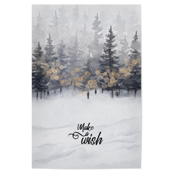 Poster 30x20 cm "Winterwald - make a wish" artboxONE - Natur,Weihnachten