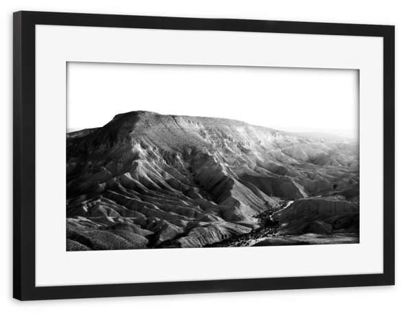 Poster mit Rahmen schwarz "Nahal Zin" artboxONE - Natur,Reise,Reise / Asien,Reise / Länder