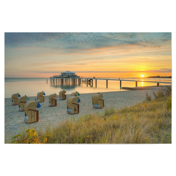 Poster "Timmendorfer Strand" artboxONE - Natur,Reise,Reise / Strand und Meer