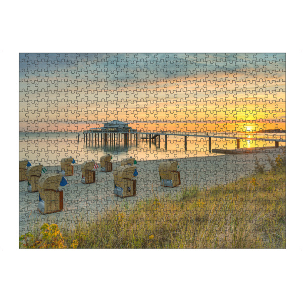 artboxONE Puzzle "Timmendorfer Strand" artboxONE - Natur,Reise,Reise / Strand und Meer