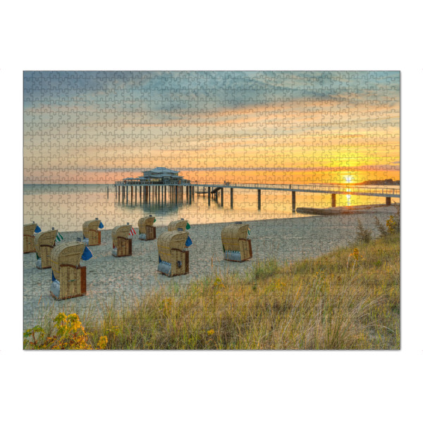 Puzzle Ravensburger "Timmendorfer Strand" artboxONE - Natur,Reise,Reise / Strand und Meer