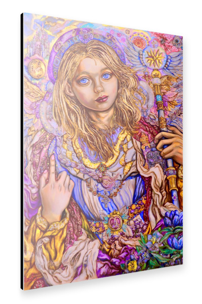Alu-Dibond "Heilender Erzengel Raphael" 30x20 cm artboxONE