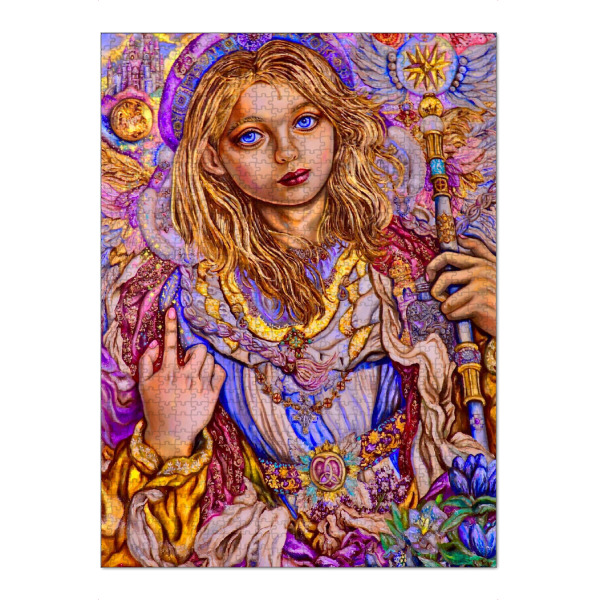 Puzzle Ravensburger "Heilender Erzengel Raphael" artboxONE - Menschen,Weihnachten - Engel,Erzengel,Erzengel raphael,Heilung,Kunst,Fantasie,Religion