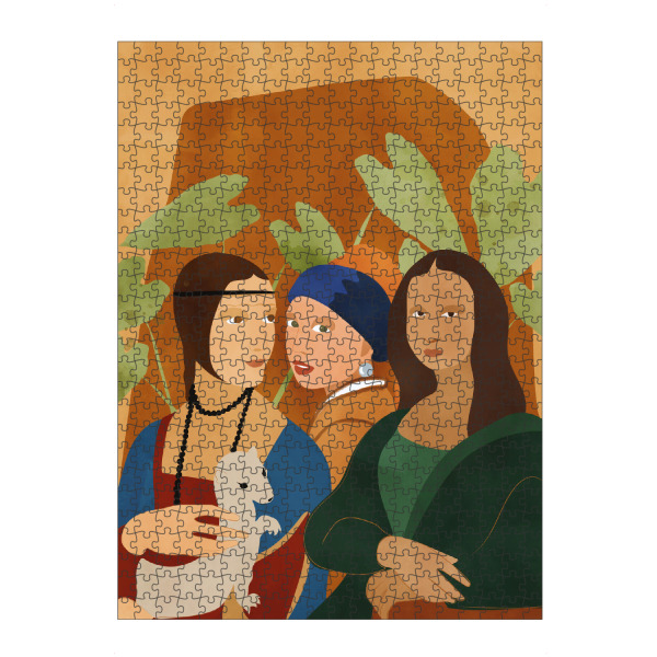 Puzzle Ravensburger "Berühmte Mädels" artboxONE - Natur,Floral,Abstrakt