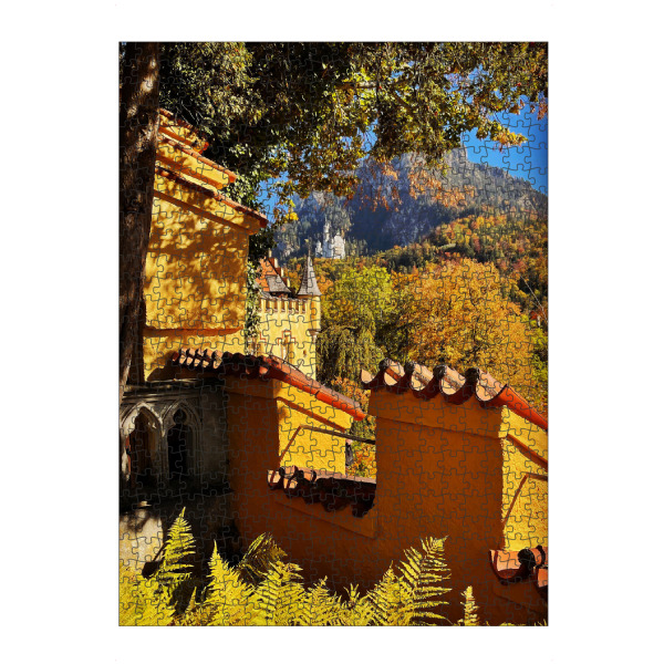 Puzzle Ravensburger "Märchenschloss" artboxONE - Städte,Natur,Reise - Schloss neuschwanstein,Allgäu,Architektur - Bild schloss neuschwanstein