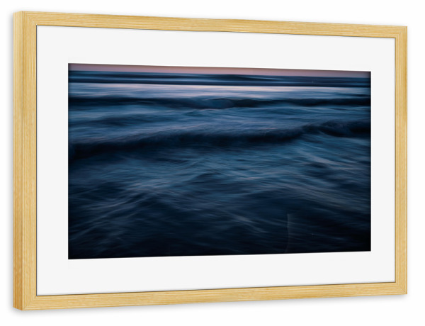 Poster mit Rahmen kiefer "Macht Blau" artboxONE - Natur,Reise / Strand und Meer,Für Mama,Für Papa