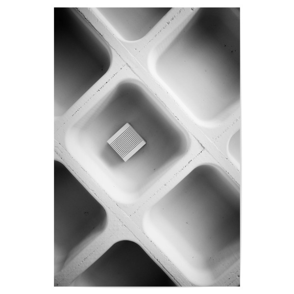 Poster 30x20 cm "Der Klang der Stille" artboxONE - Abstrakt,Schwarzweiß,Architektur
