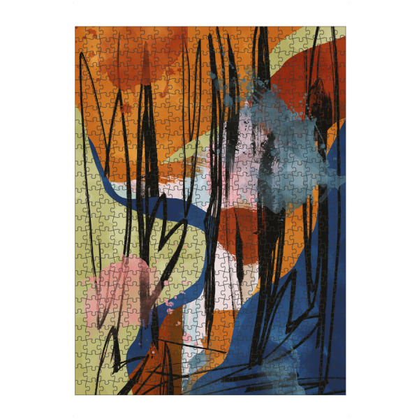 Puzzle Ravensburger "Liebe abstrakte Kunst" artboxONE - Abstrakt,Geometrie,Streetart