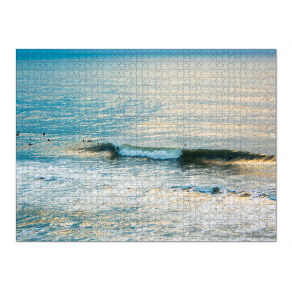 Puzzle Ravensburger "Surfen bei Sonnenuntergang" artboxONE - Reise,Reise / Strand und Meer,Sport,Städte / Weitere