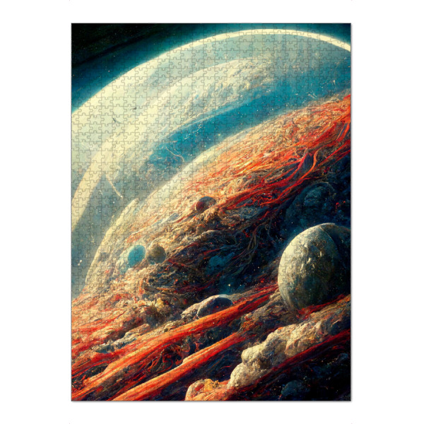 Puzzle Ravensburger "Planeten im Universum" artboxONE - Abstrakt,Fiktion,Galaxy
