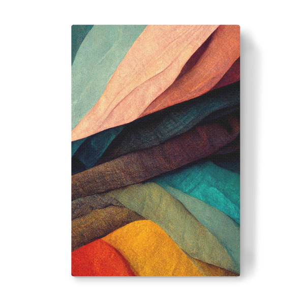 Leinwandbild "Stoffdekor" artboxONE - Abstrakt