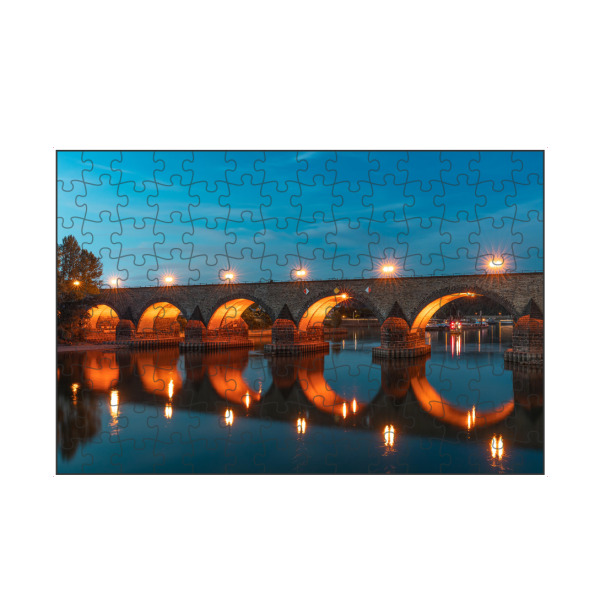 artboxONE Puzzle "Balduinbrücke Koblenz" artboxONE - Architektur
