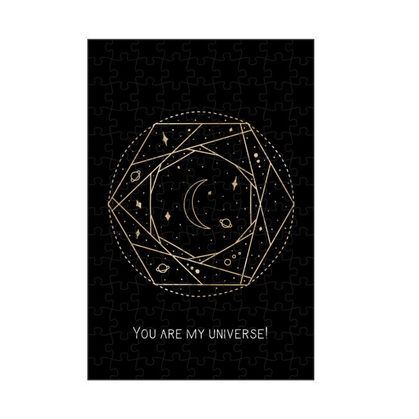 artboxONE Puzzle "Du bist mein Universum" artboxONE - Abstrakt,Liebe,Galaxy