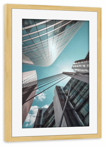 Poster mit Rahmen kiefer "Soylent Grün" artboxONE - Städte,Reise,Architektur,Städte / Paris,Reise / Länder