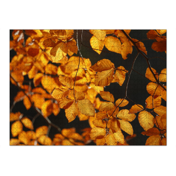 Puzzle Ravensburger "Goldener Herbst, orangene Blätter" artboxONE - Natur,Floral