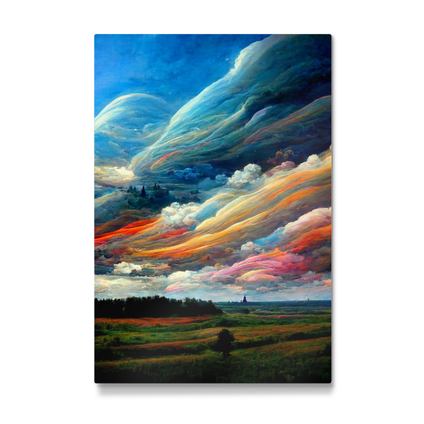 Galerie-Print "Landschaft mit Fantasiehimmel" 30x20 cm artboxONE