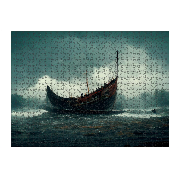 artboxONE Puzzle "Altes Schiff" artboxONE - Natur,Abstrakt,Fiktion
