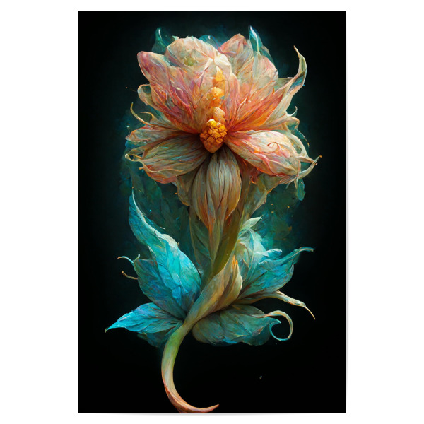 Poster 30x20 cm "Traumblume I" artboxONE - Natur,Floral,Abstrakt