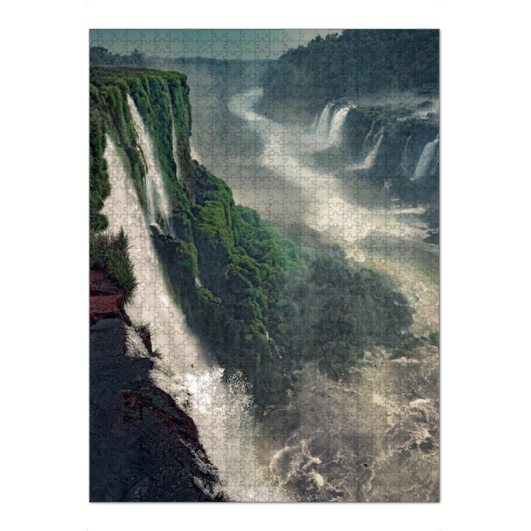 Puzzle Ravensburger "Iguazu Wasserfälle, Brasilien" artboxONE - Natur,Reise