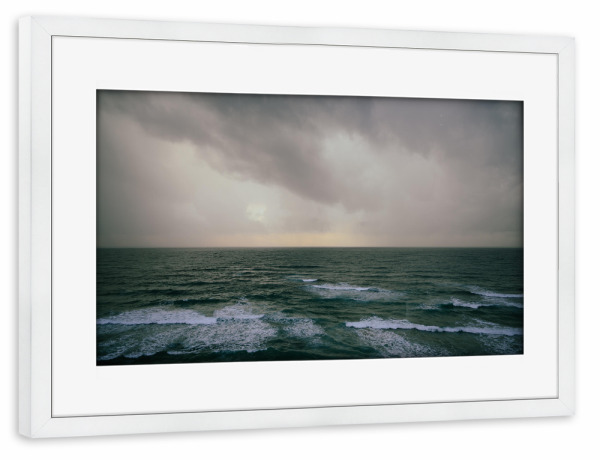 Poster mit Rahmen weiß "Das geheimnisvolle Meer" artboxONE - Natur,Reise,Reise / Strand und Meer