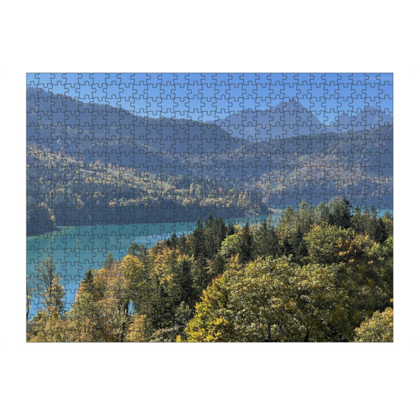 Puzzle Ravensburger "Alpsee" artboxONE - Natur,Reise - Alpsee,Bergsee,See,Allgäu - Bild alpsee