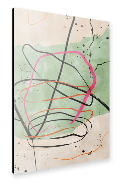 Alu-Dibond "Abstrakte Kunst" 30x20 cm artboxONE