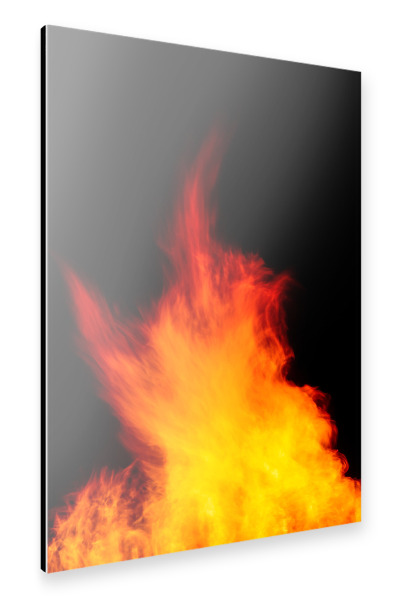 Alu-Dibond "Die Flammen" 30x20 cm artboxONE
