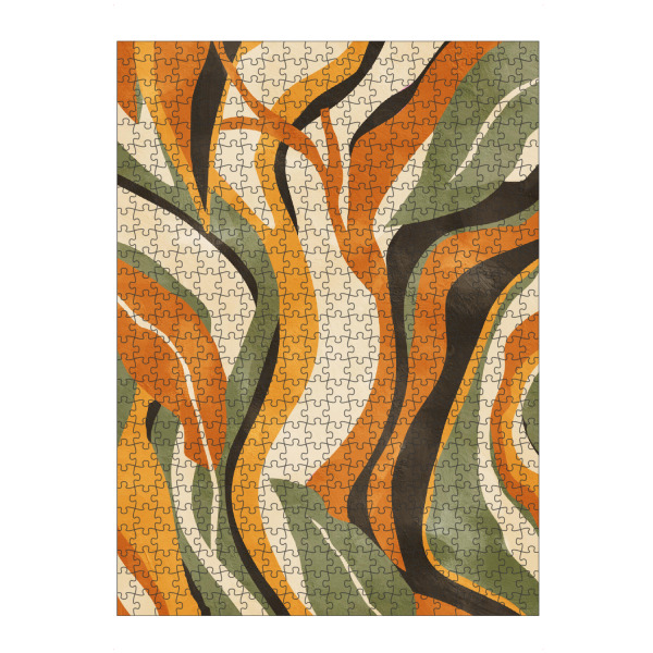 Puzzle Ravensburger "Abstrakter Dschungel" artboxONE - Natur,Floral,Abstrakt