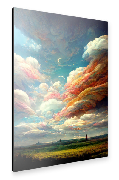 Alu-Dibond "Bunter Fantasiehimmel" 30x20 cm artboxONE