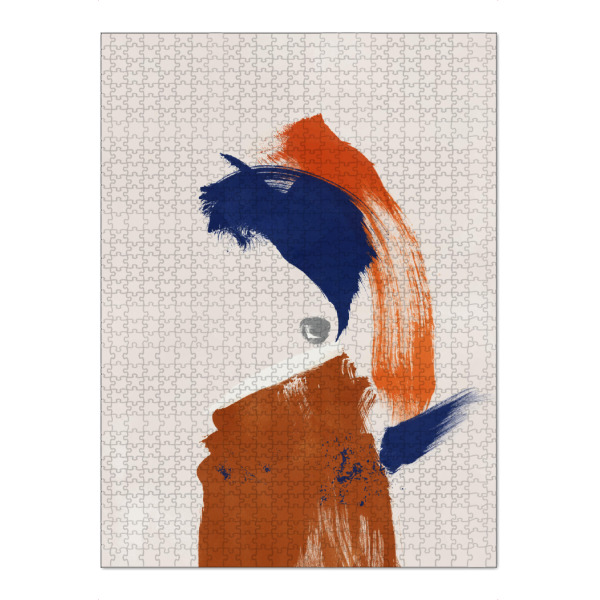 Puzzle Ravensburger "Abstraktes Mädchen" artboxONE - Abstrakt,Menschen