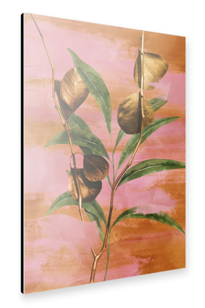 Alu-Dibond "Goldene Natur" 30x20 cm artboxONE