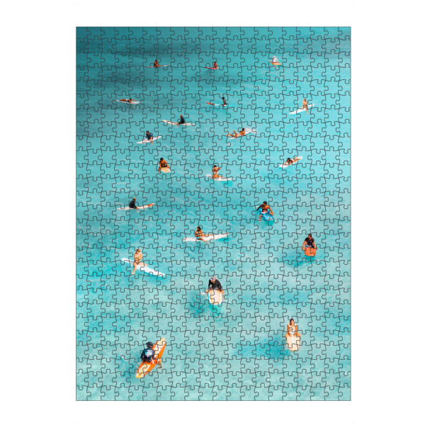 Puzzle Ravensburger "Warten auf Wellen" artboxONE - Natur,Für Kinder,Reise / Strand und Meer,Sport / Sommerspiele,Städte / Las Vegas