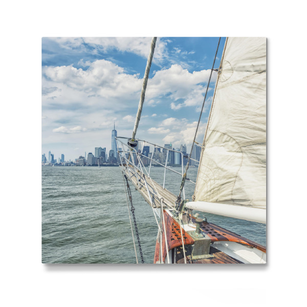 Galerie-Print "Segeln in New York" 30x30 cm artboxONE