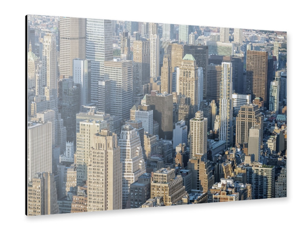 Alu-Dibond "Manhattan Innenstadt" 30x20 cm artboxONE