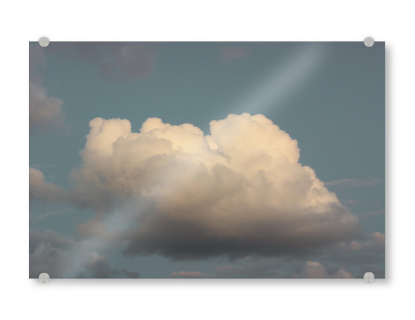 Acrylglasbild "Bläuliche Wolke" artboxONE - Natur,Reise
