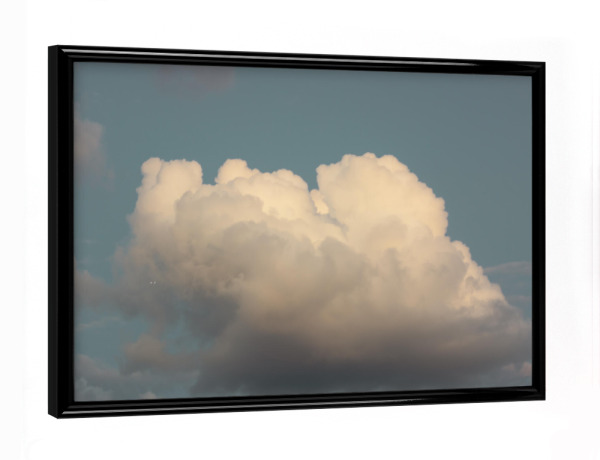 Poster mit schwarzem Rahmen "Bläuliche Wolke" artboxONE - Natur,Reise