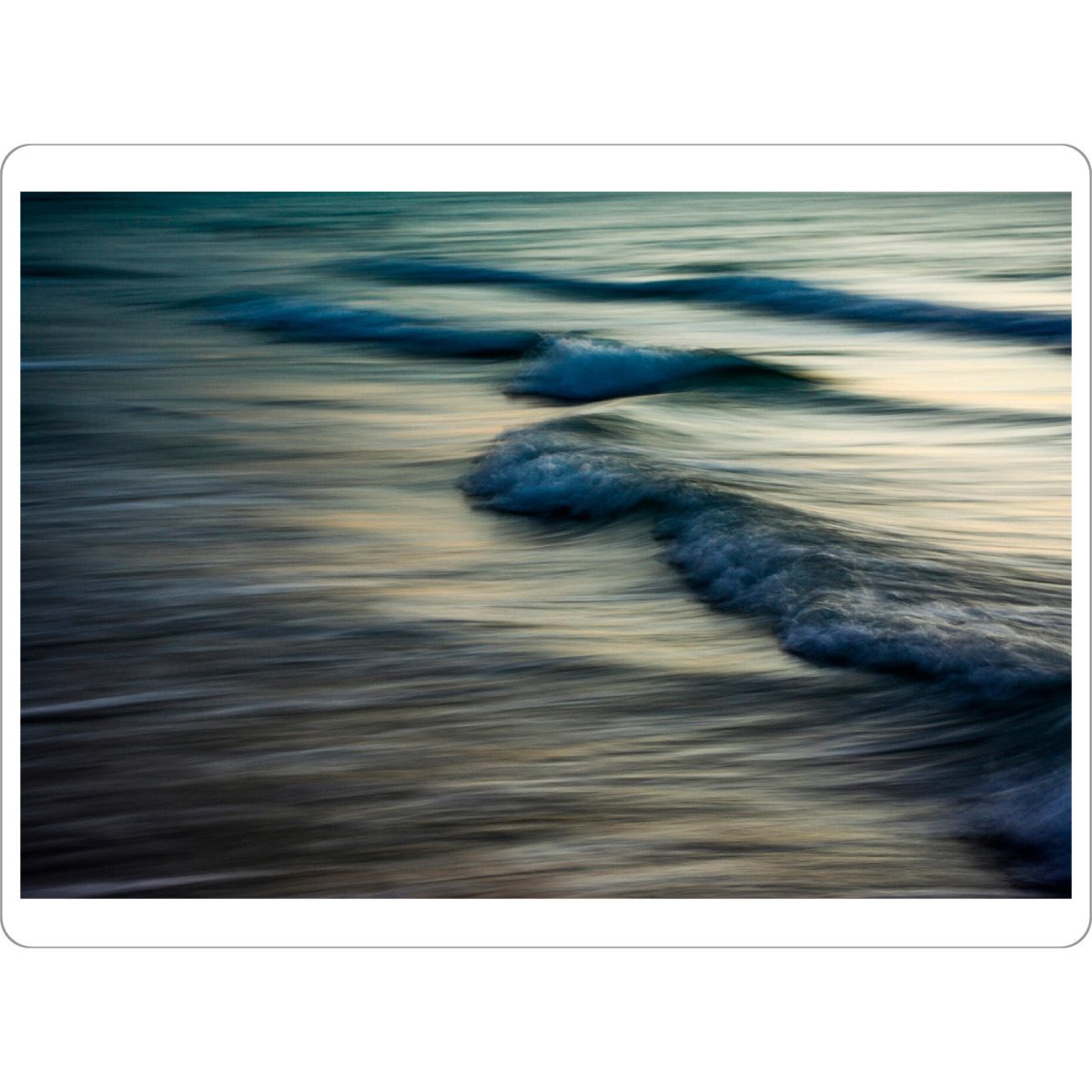 Tischset "Grüne Wellen" artboxONE - Natur,Abstrakt,Reise / Strand und Meer