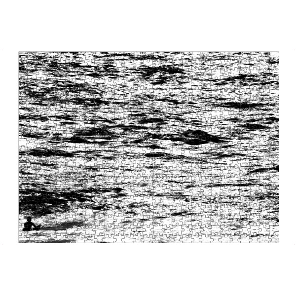 artboxONE Puzzle "Abstraktes Surfen" artboxONE - Abstrakt,Menschen,Sport